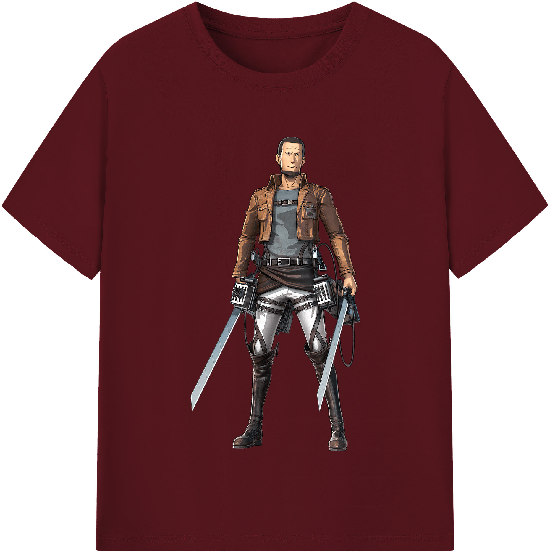 （画像用） 進撃の巨人 Attack on Titan 綿100％半袖Tシャツ（フロントプリント）